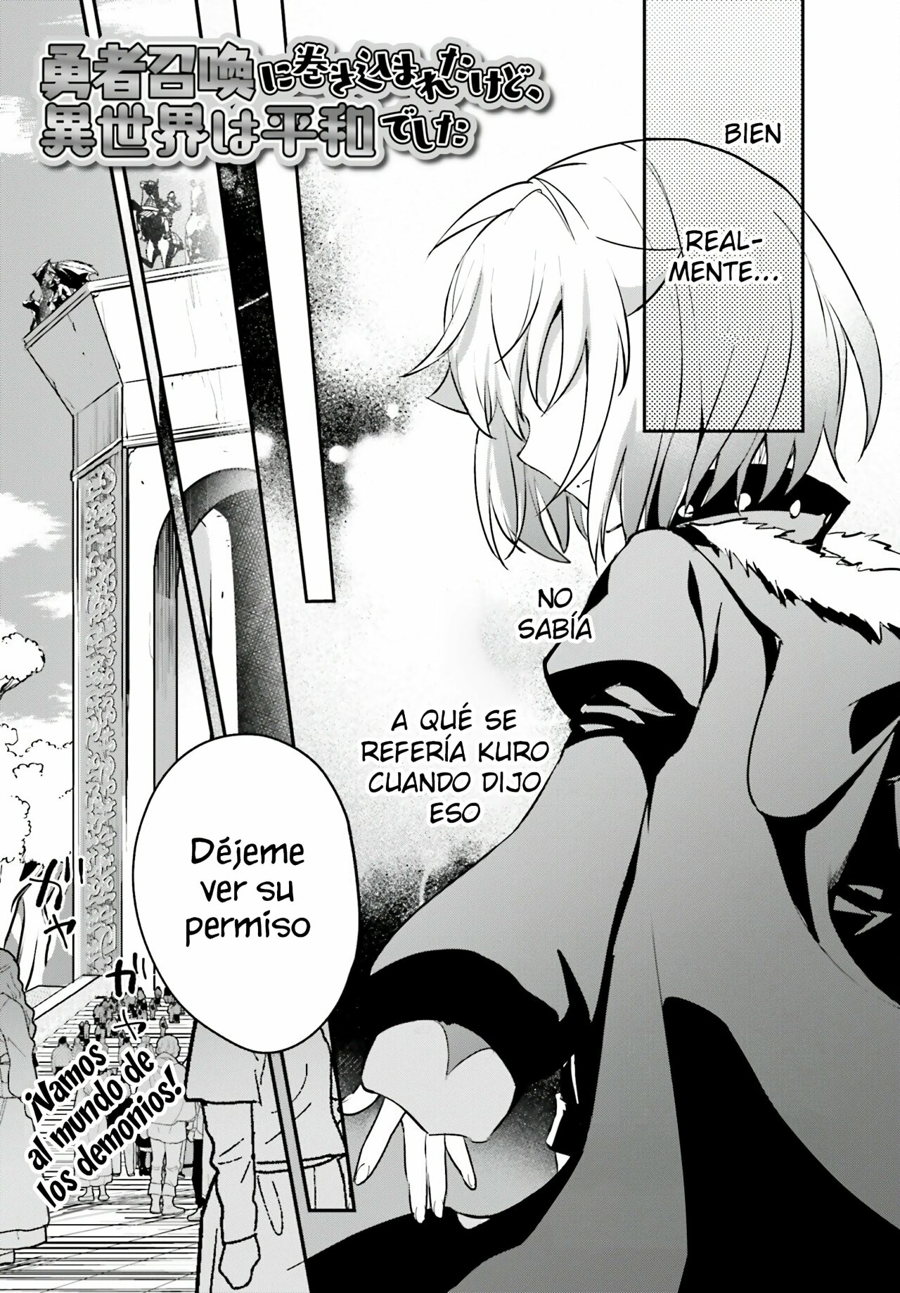 Yuusha Shoukan ni Makikomareta kedo, Isekai wa Heiwa deshita Capitulo 44 página 3