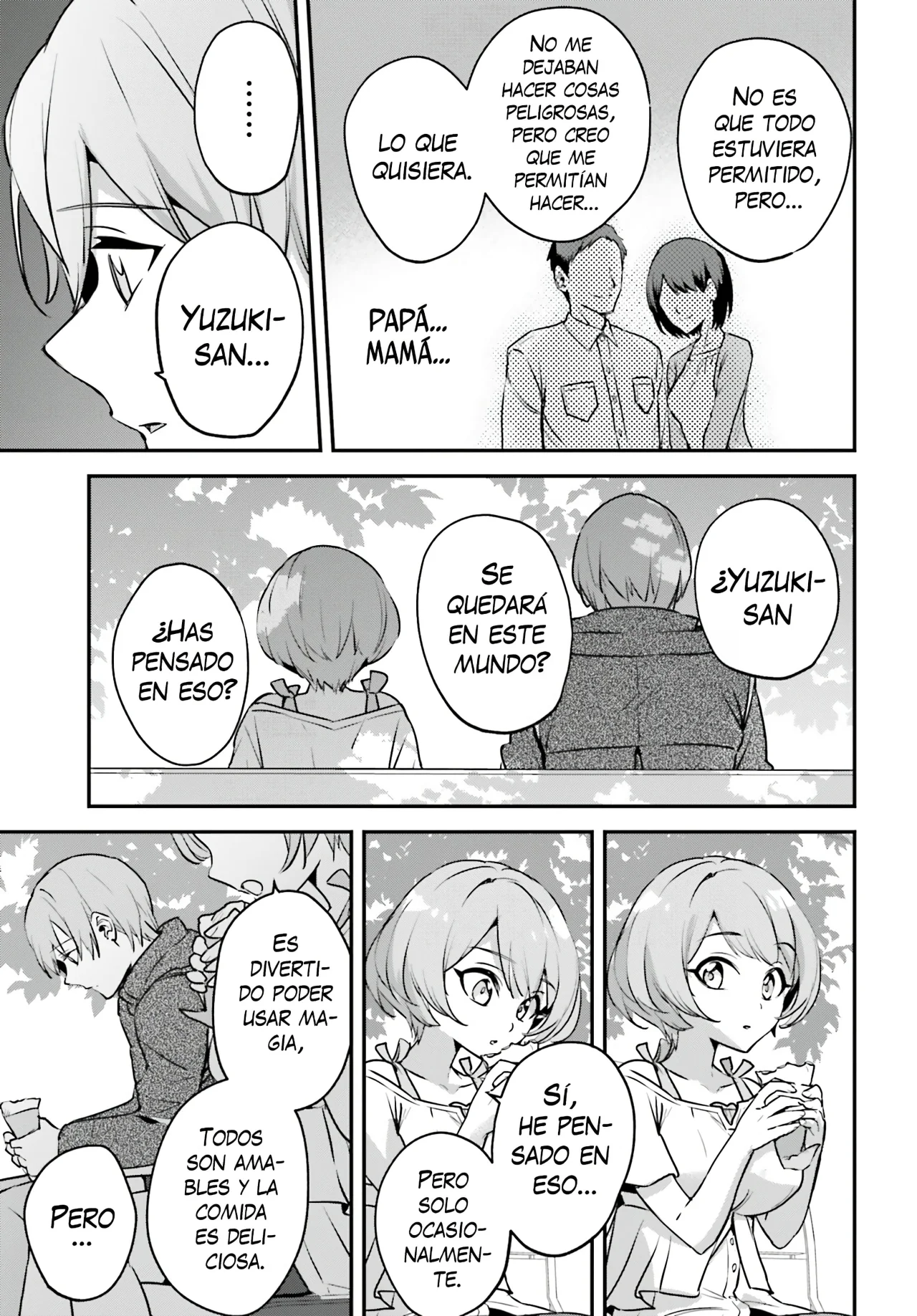 Yuusha Shoukan ni Makikomareta kedo, Isekai wa Heiwa deshita Capitulo 48 página 7