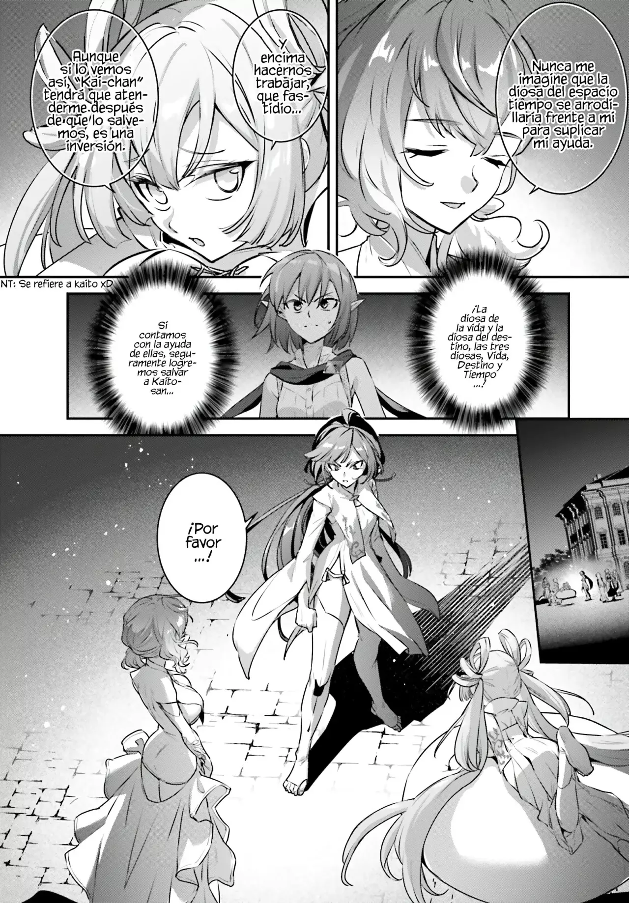 Yuusha Shoukan ni Makikomareta kedo, Isekai wa Heiwa deshita Capitulo 54 página 4
