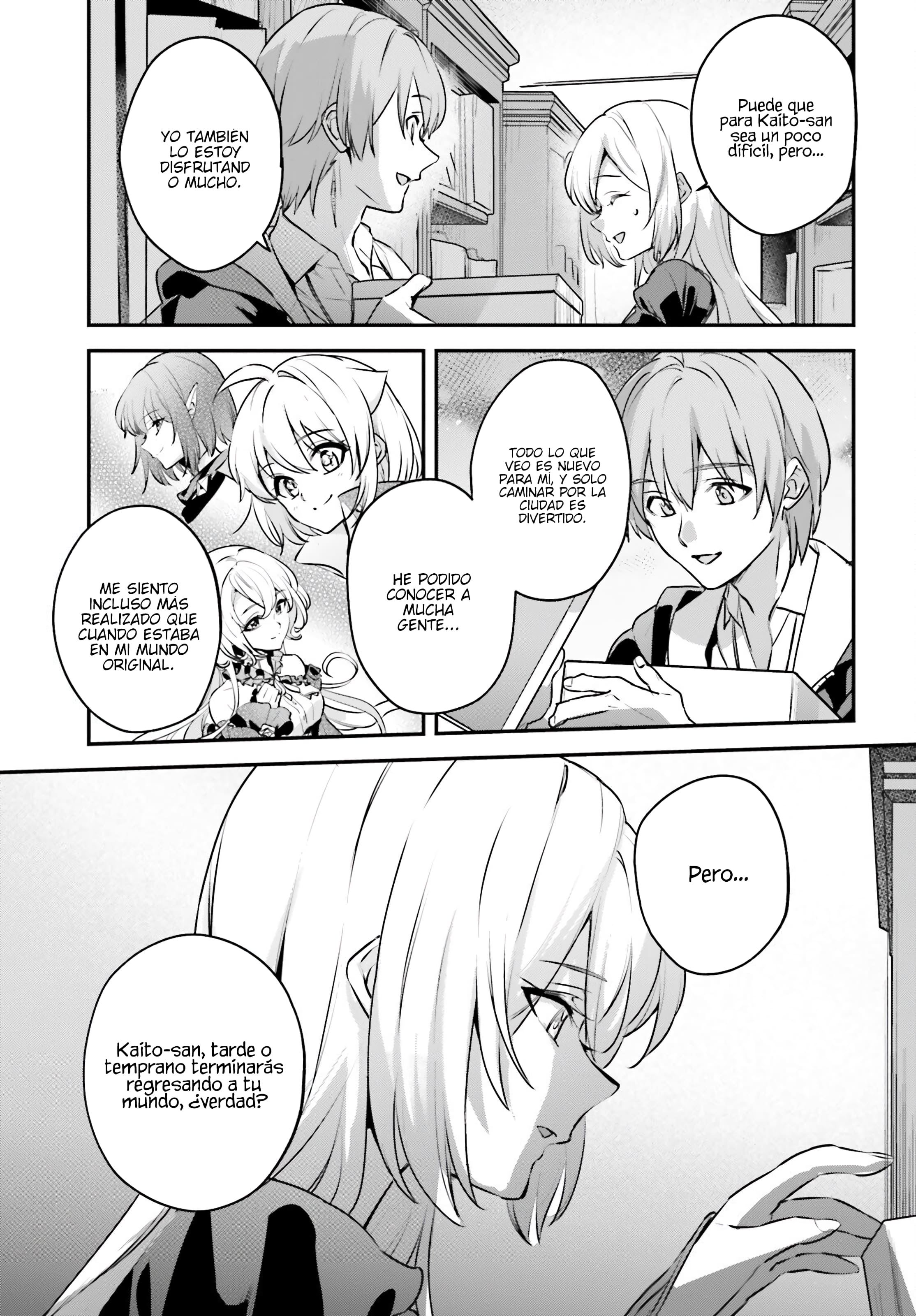 Yuusha Shoukan ni Makikomareta kedo, Isekai wa Heiwa deshita Capitulo 65 página 7