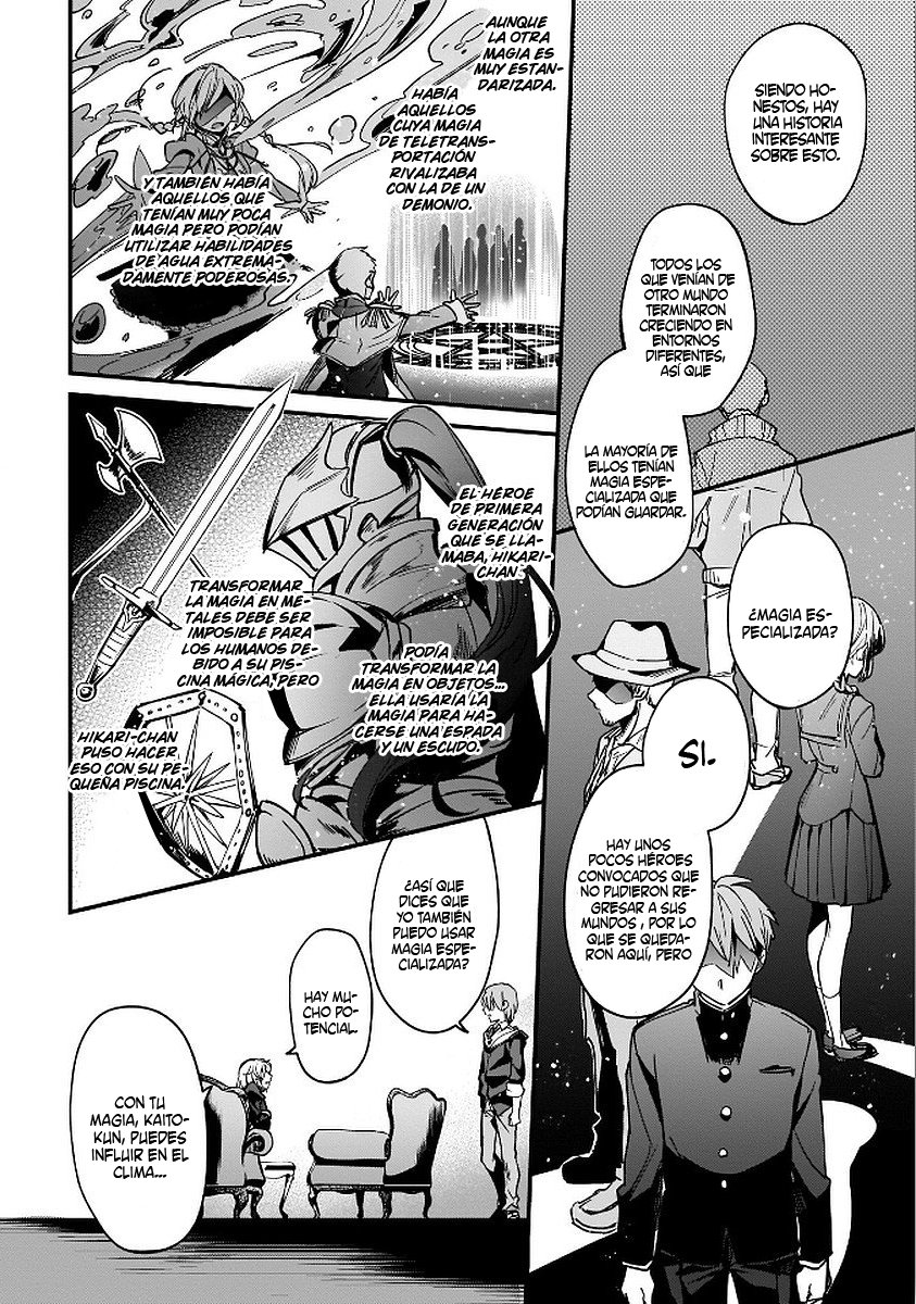 Yuusha Shoukan ni Makikomareta kedo, Isekai wa Heiwa deshita Capitulo 8 página 10