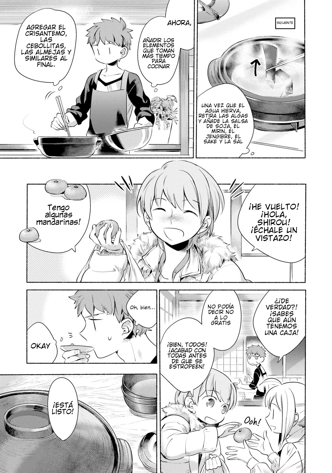 Emiya-san Chi no Kyou no Gohan Capitulo 1 página 10