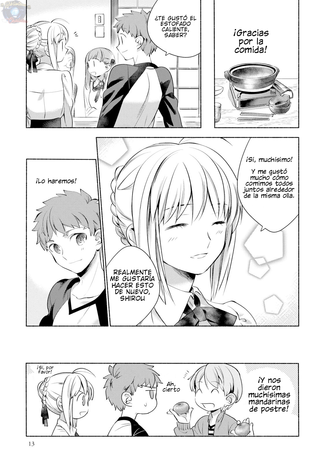 Emiya-san Chi no Kyou no Gohan Capitulo 1 página 15