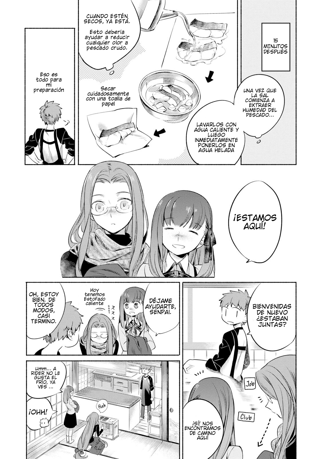 Emiya-san Chi no Kyou no Gohan Capitulo 1 página 9