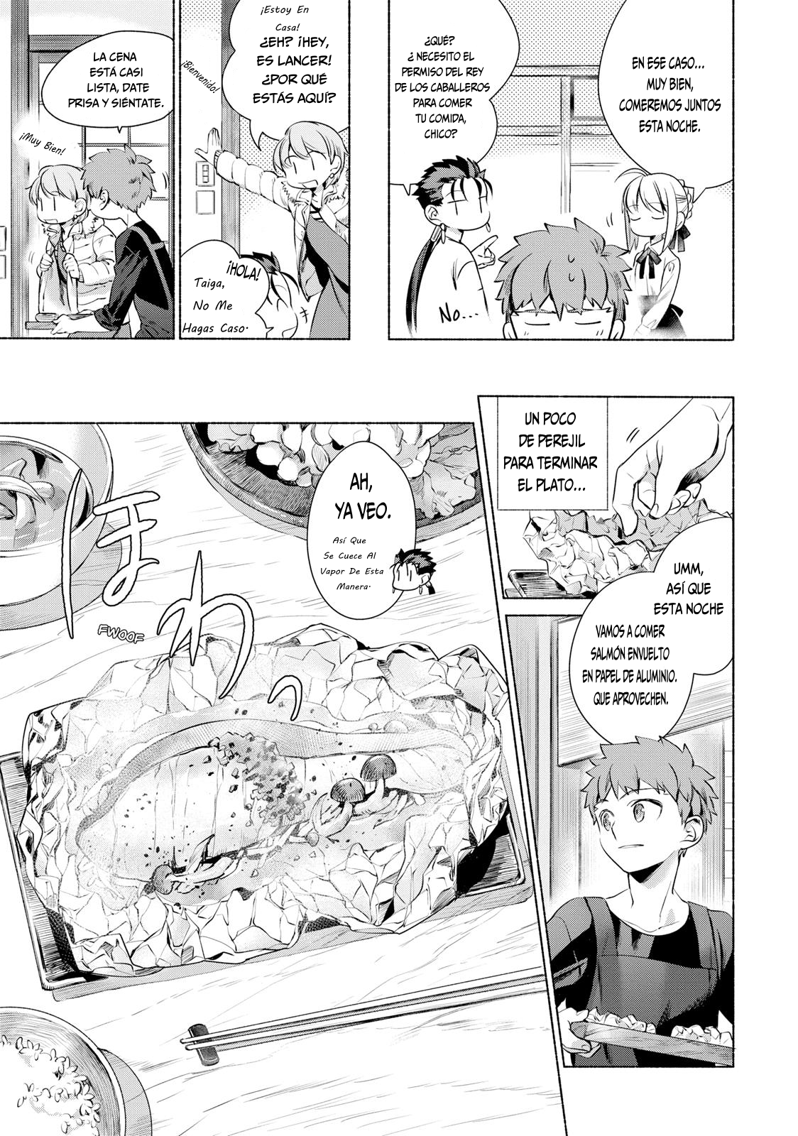 Emiya-san Chi no Kyou no Gohan Capitulo 2 página 8