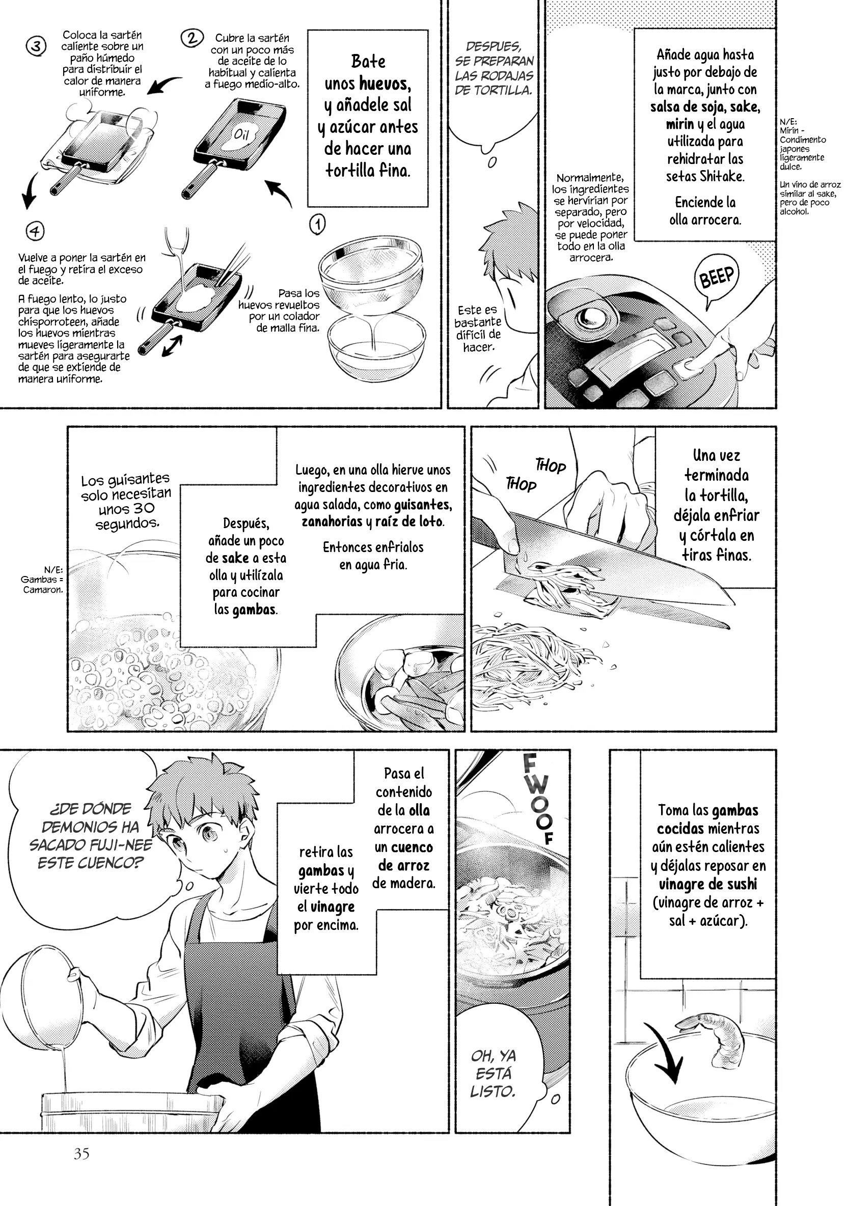 Emiya-san Chi no Kyou no Gohan Capitulo 3 página 8