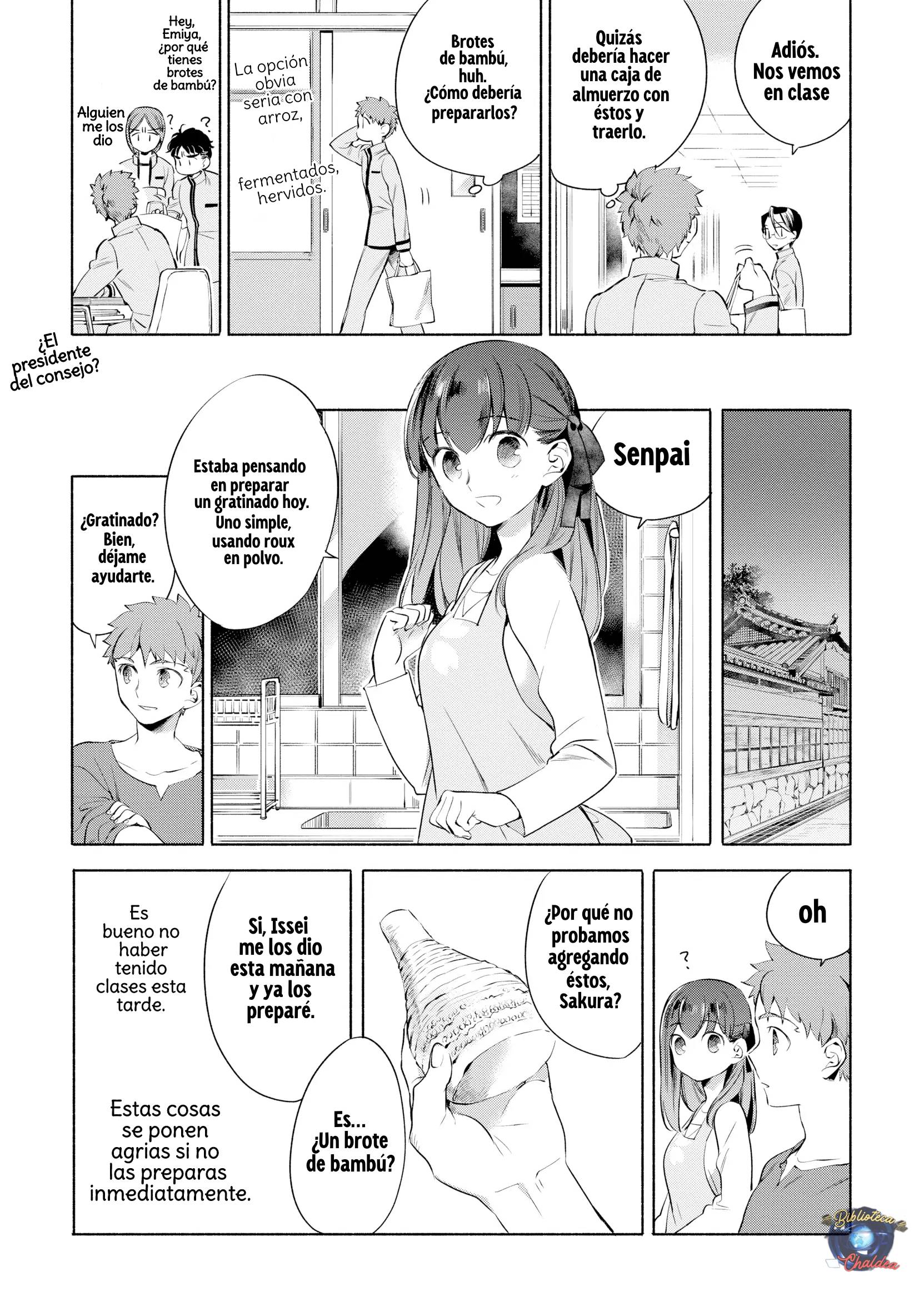 Emiya-san Chi no Kyou no Gohan Capitulo 5 página 5