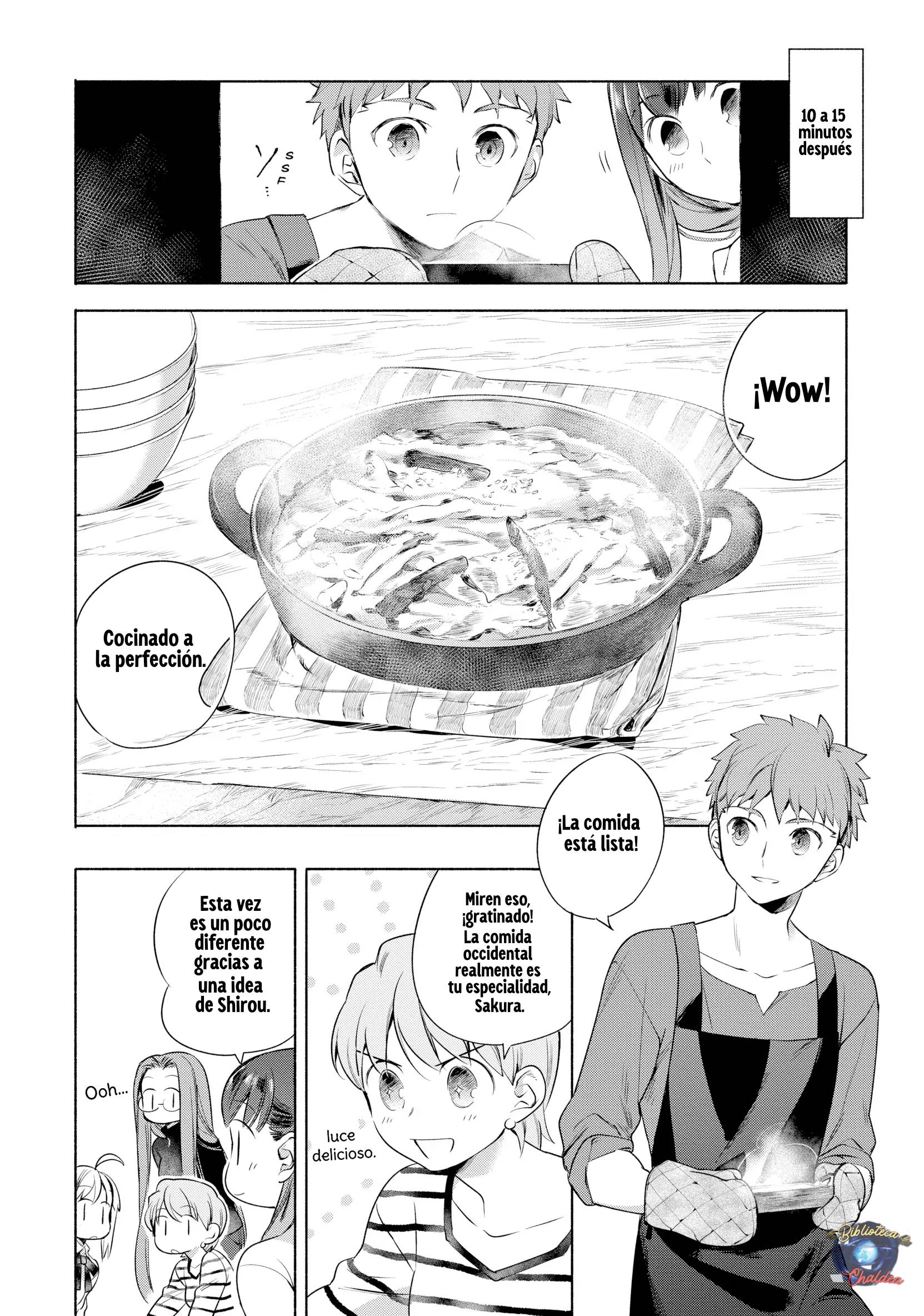 Emiya-san Chi no Kyou no Gohan Capitulo 5 página 8