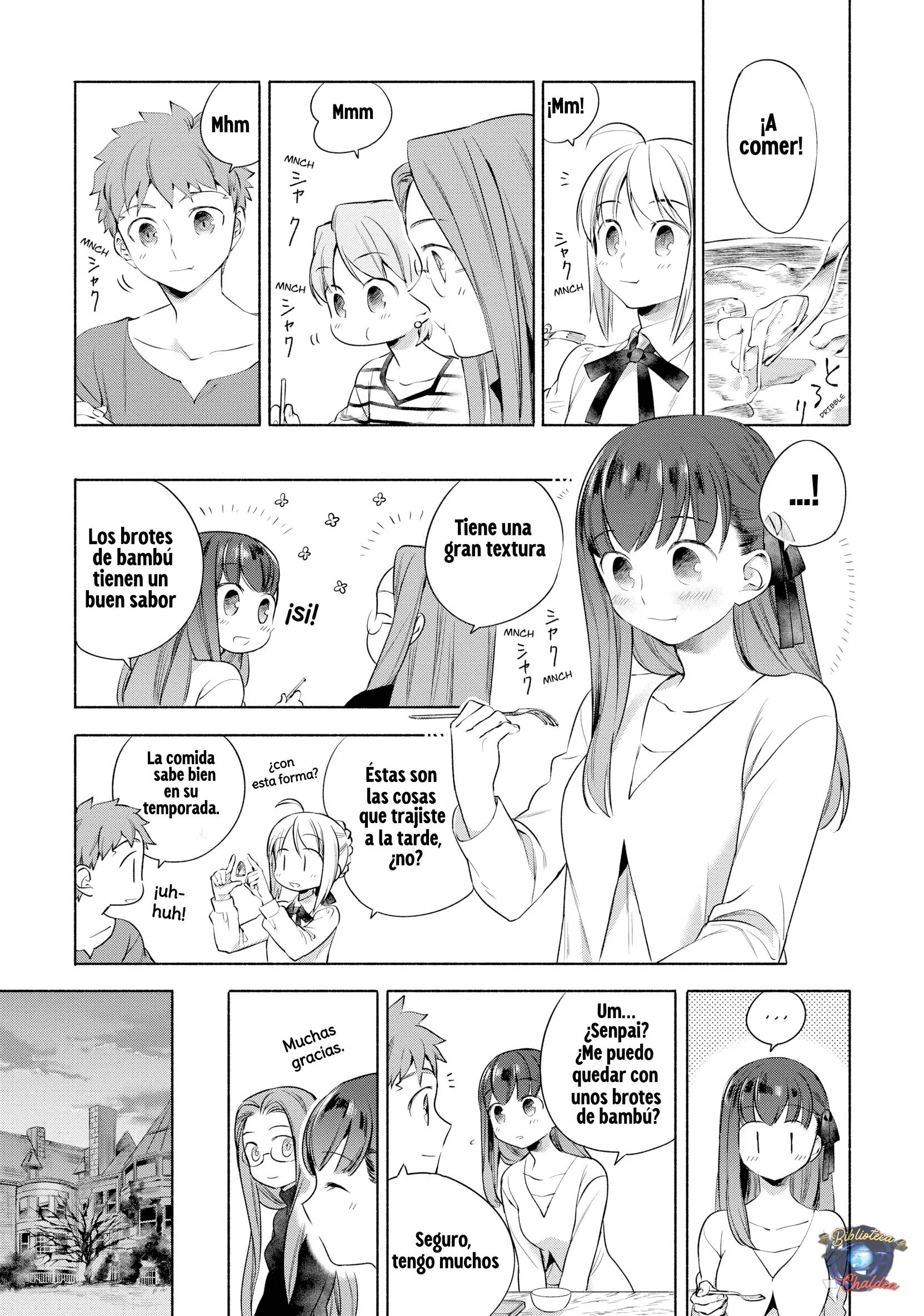 Emiya-san Chi no Kyou no Gohan Capitulo 5 página 9