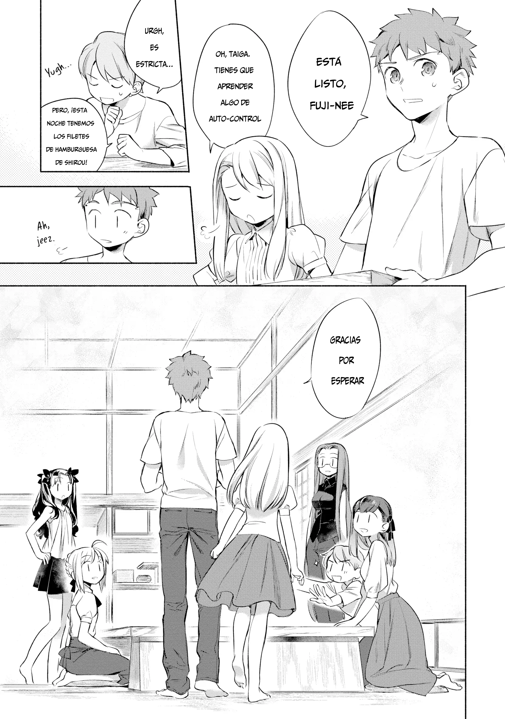 Emiya-san Chi no Kyou no Gohan Capitulo 6 página 14