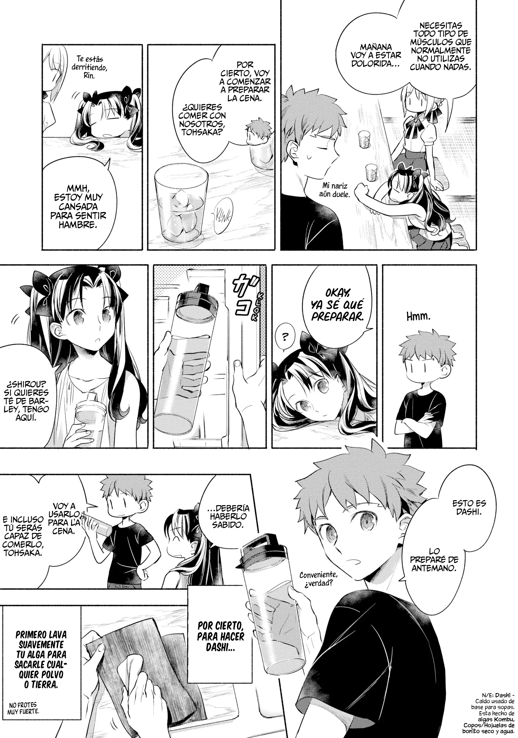 Emiya-san Chi no Kyou no Gohan Capitulo 7 página 6