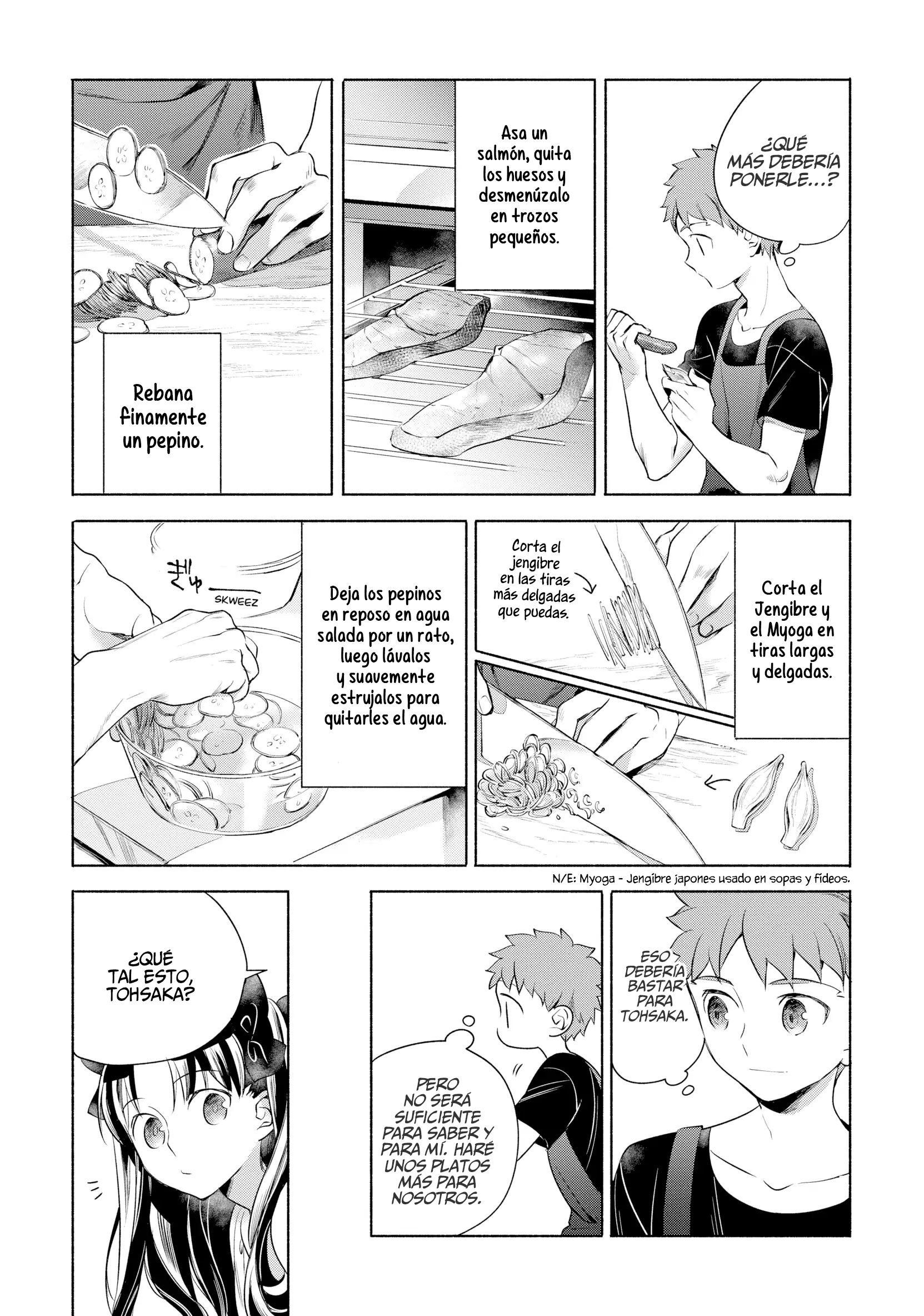 Emiya-san Chi no Kyou no Gohan Capitulo 7 página 8