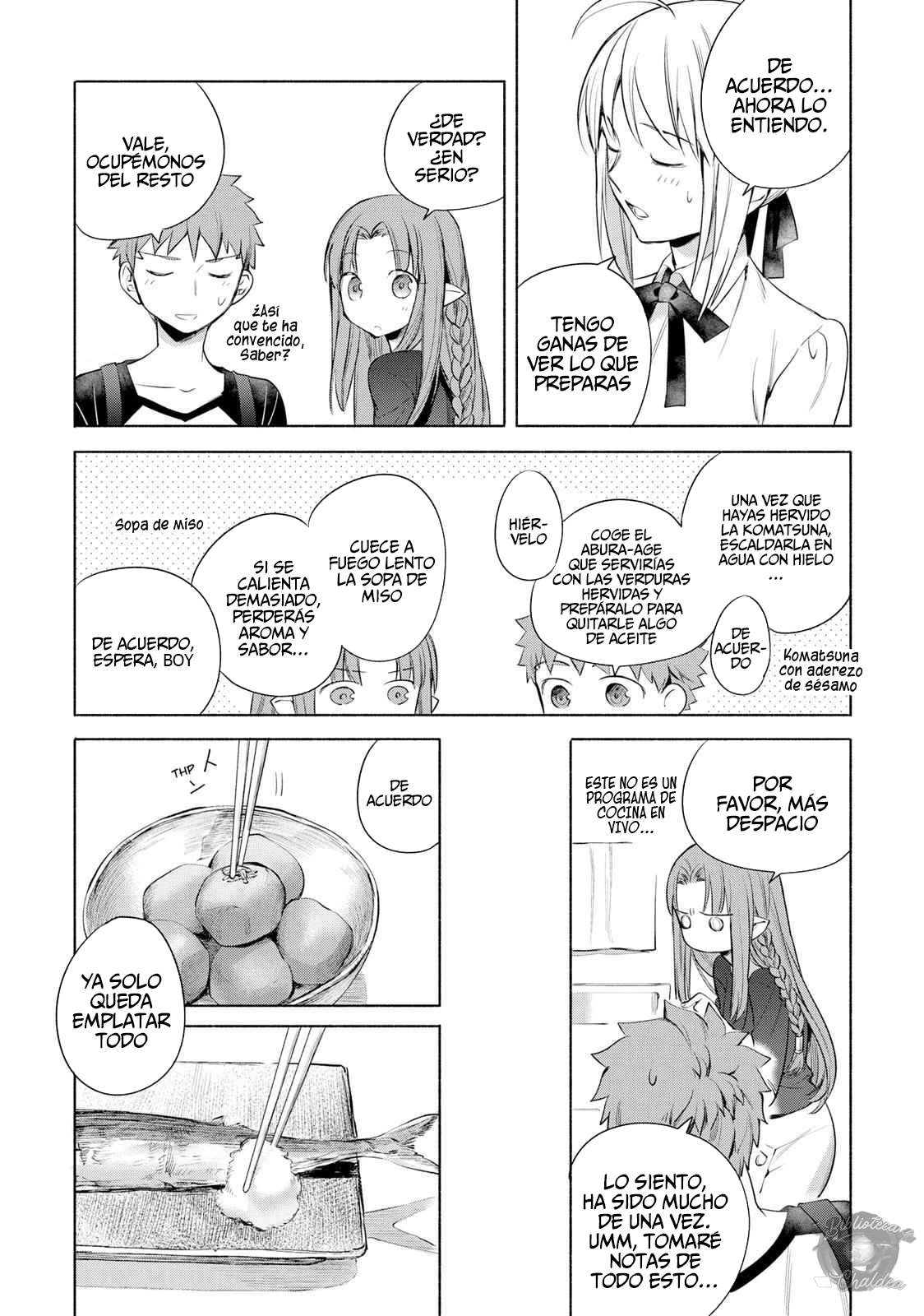 Emiya-san Chi no Kyou no Gohan Capitulo 9 página 10