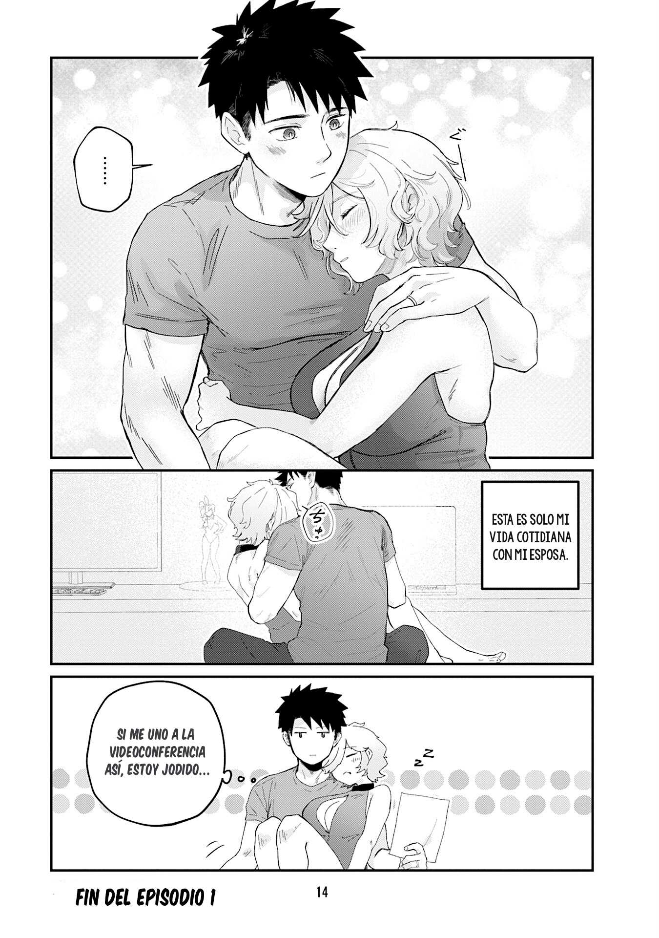 Uchi Komori Tsuma wa Cosplay Haishinsha Capitulo 1 página 14