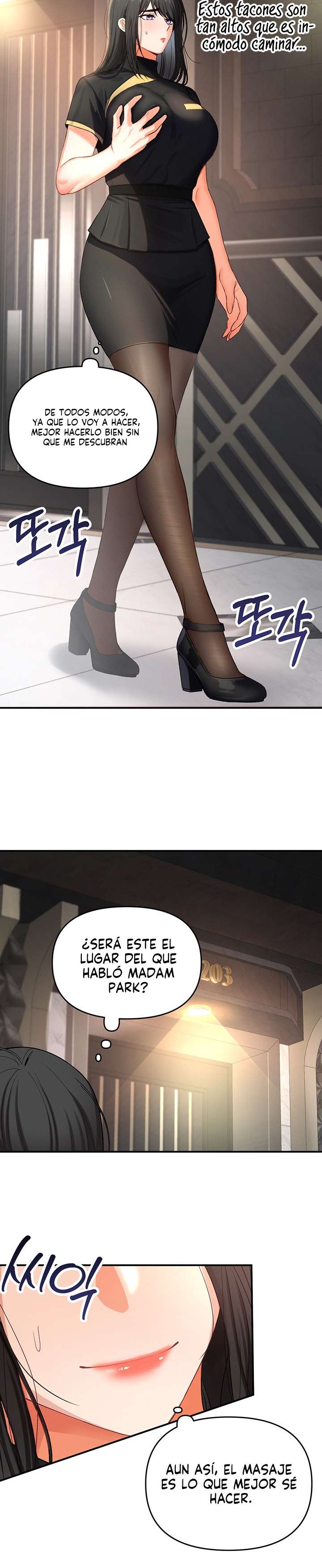 Soy el Único Hombre en la Tienda de Masajes Capitulo 1 página 57