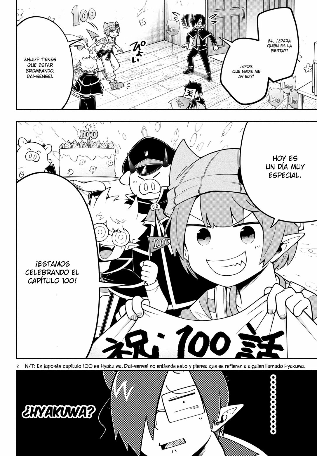 Makai no Shuyaku wa Wareware da! Capitulo 100 página 6