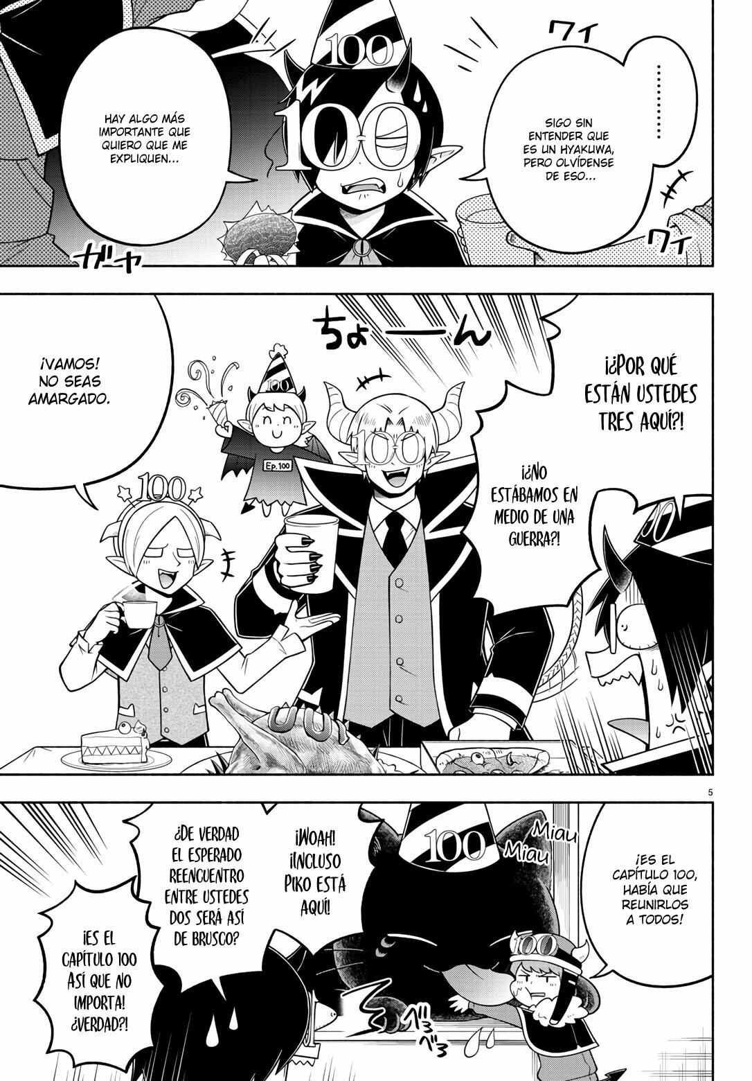 Makai no Shuyaku wa Wareware da! Capitulo 100 página 9