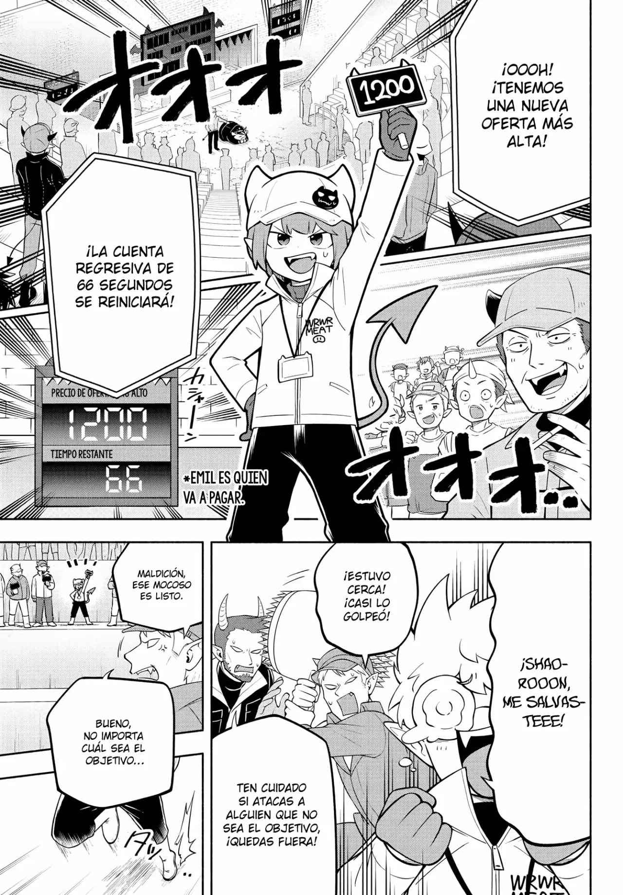 Makai no Shuyaku wa Wareware da! Capitulo 157 página 8