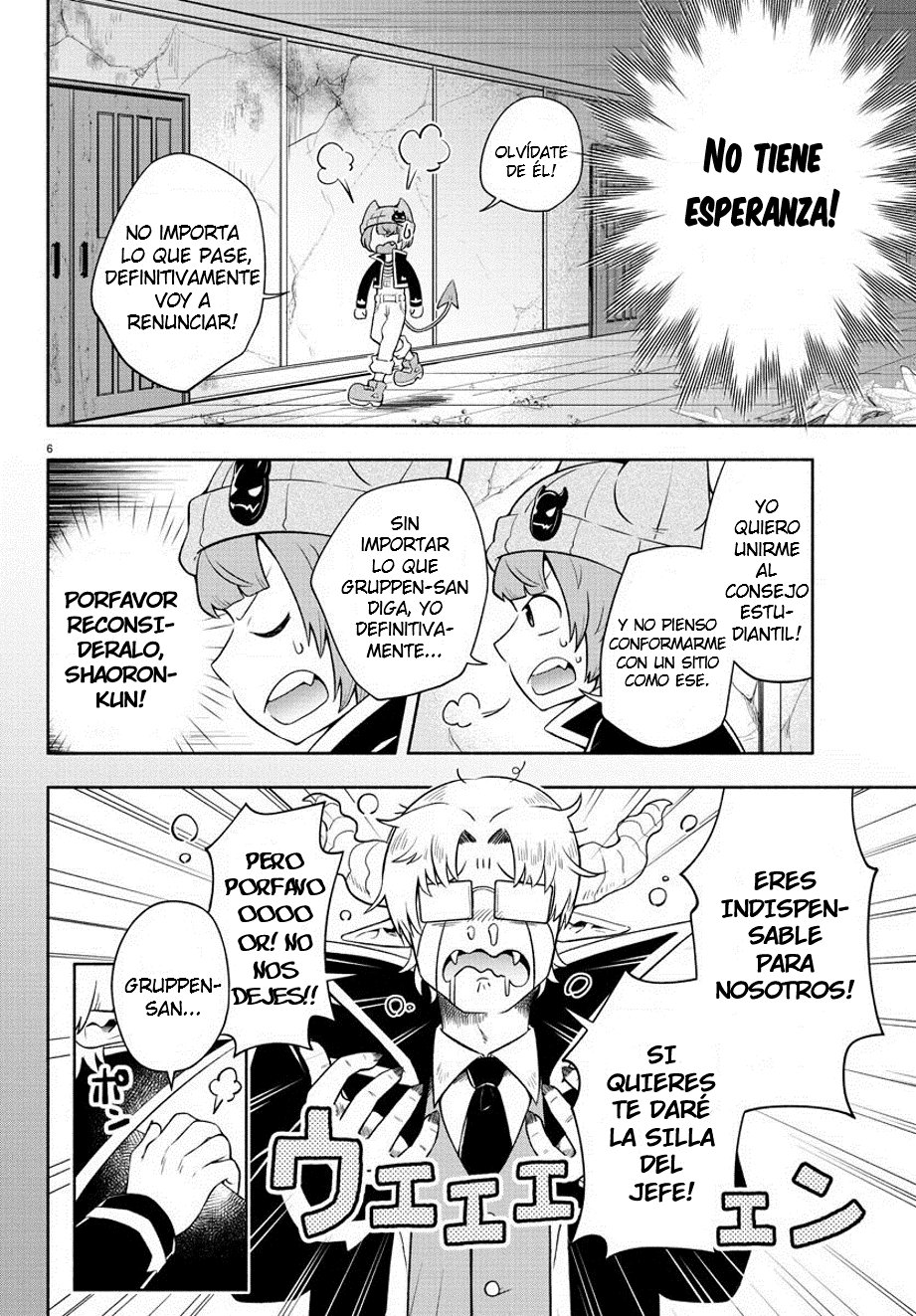 Makai no Shuyaku wa Wareware da! Capitulo 2: Capitulo 2 página 6