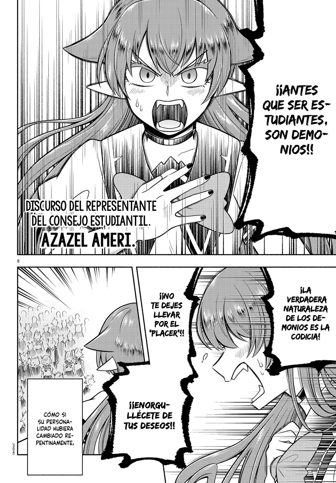 Makai no Shuyaku wa Wareware da! Capitulo 56 página 8