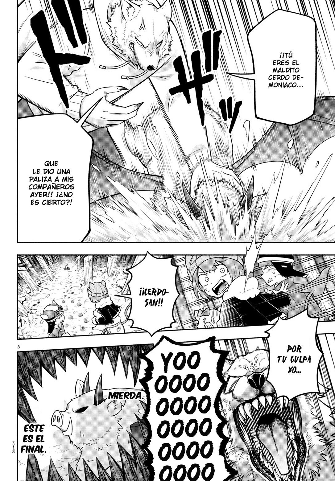 Makai no Shuyaku wa Wareware da! Capitulo 66 página 9