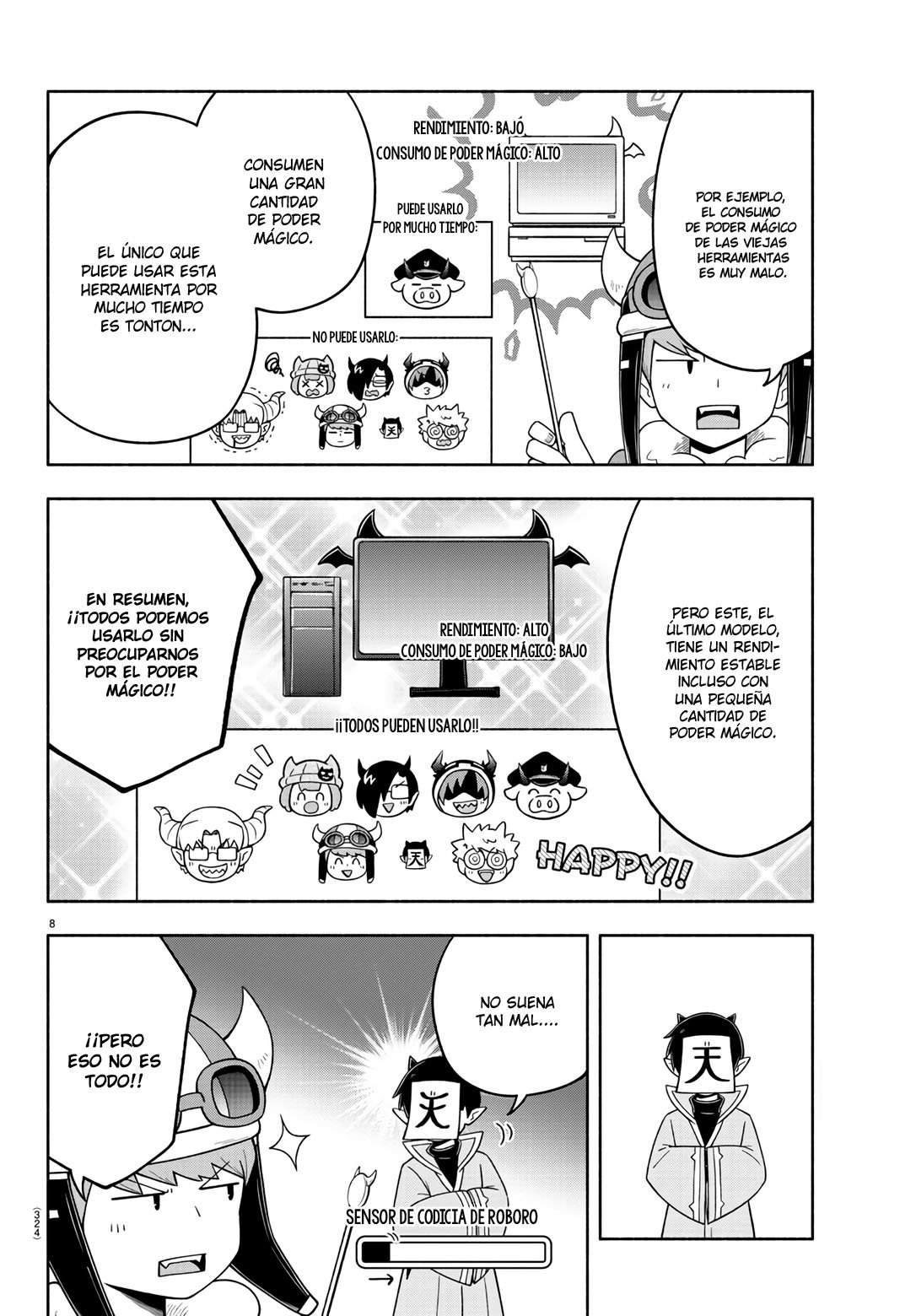 Makai no Shuyaku wa Wareware da! Capitulo 74 página 9