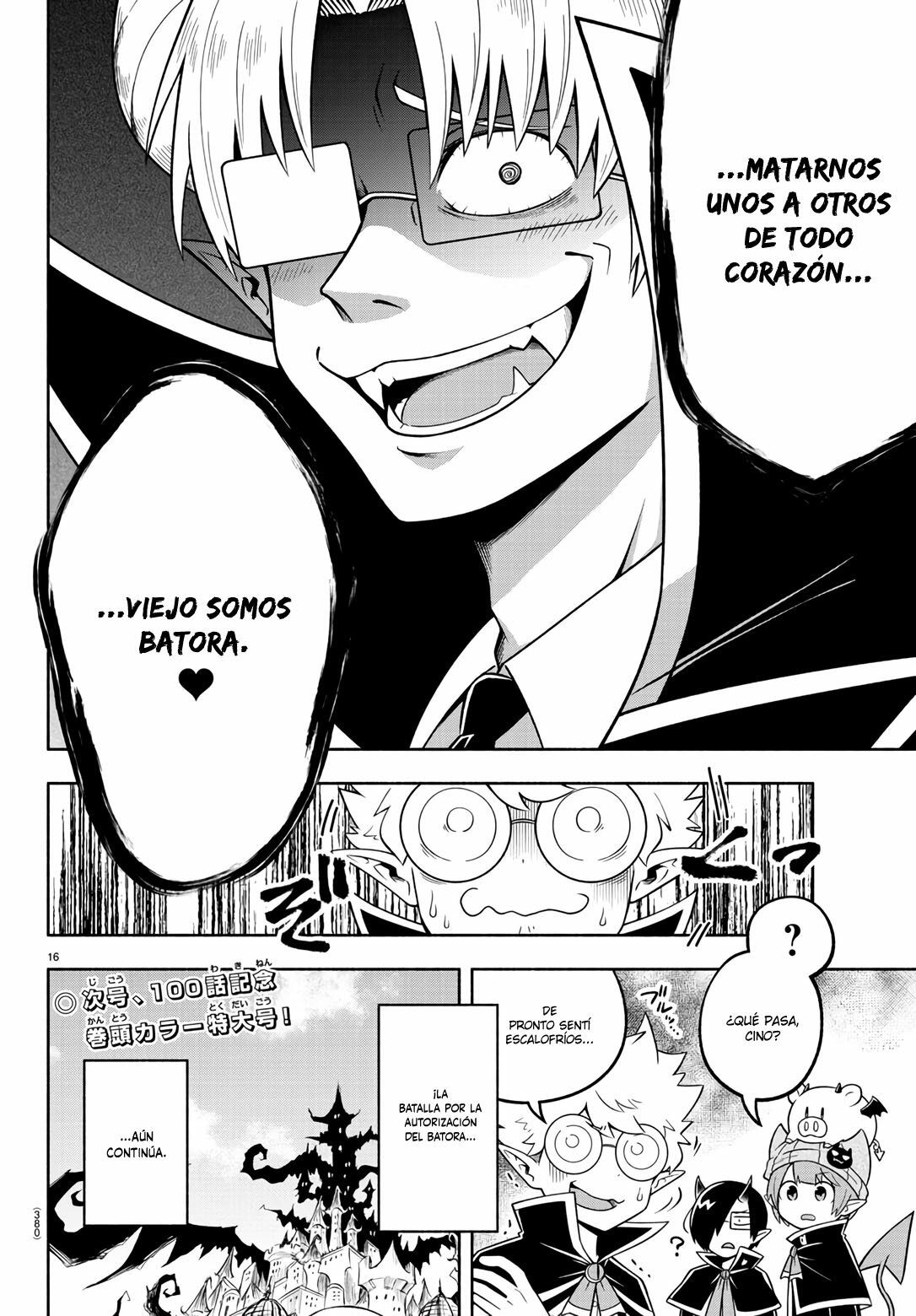 Makai no Shuyaku wa Wareware da! Capitulo 99 página 16