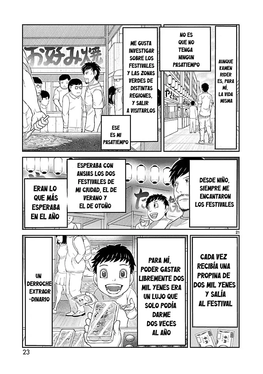 Tōjima Tanzaburō wa Kamen Raidā ni Naritai Capitulo 1 página 22