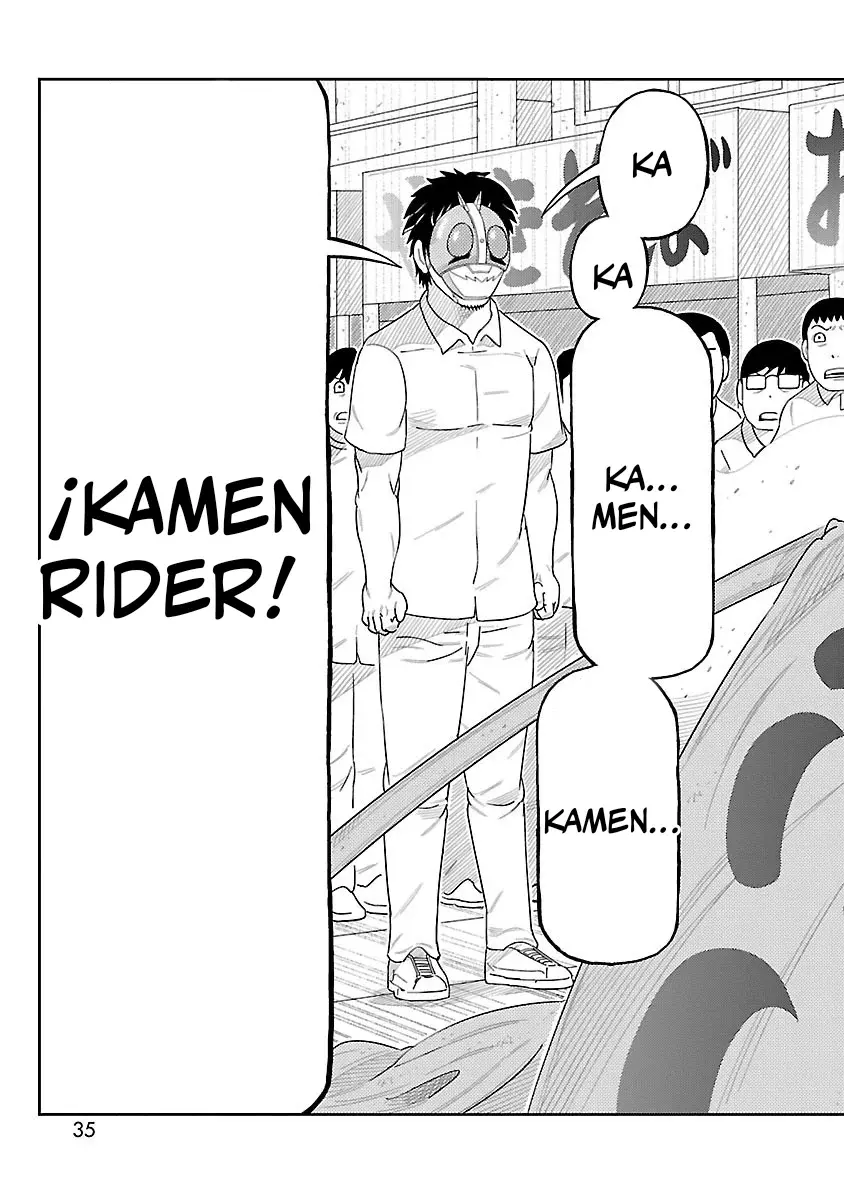 Tōjima Tanzaburō wa Kamen Raidā ni Naritai Capitulo 1 página 34
