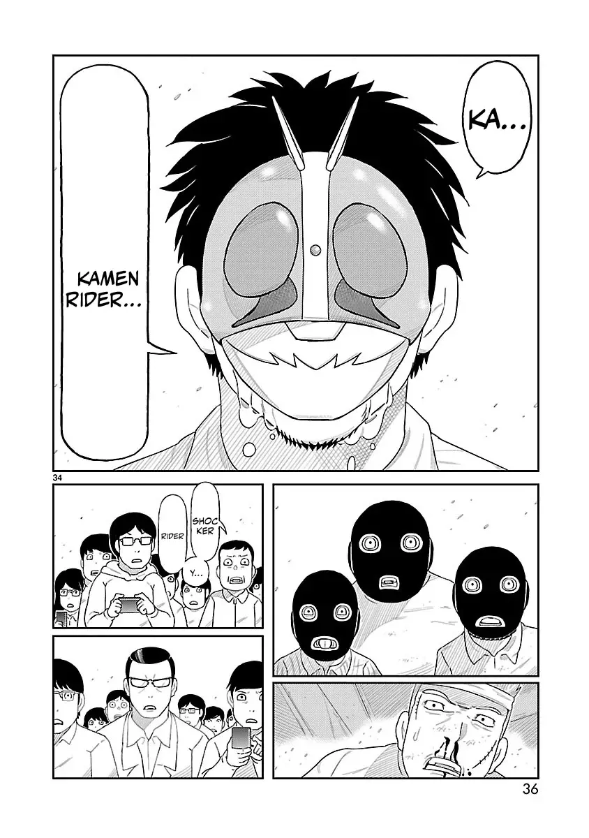 Tōjima Tanzaburō wa Kamen Raidā ni Naritai Capitulo 1 página 35
