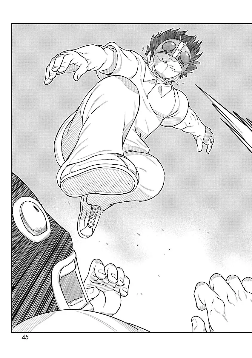 Tōjima Tanzaburō wa Kamen Raidā ni Naritai Capitulo 1 página 44