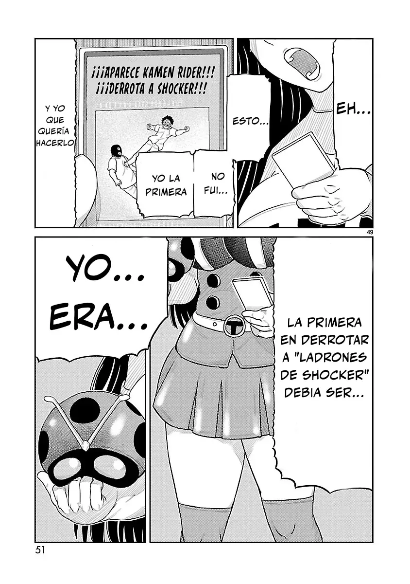 Tōjima Tanzaburō wa Kamen Raidā ni Naritai Capitulo 1 página 50