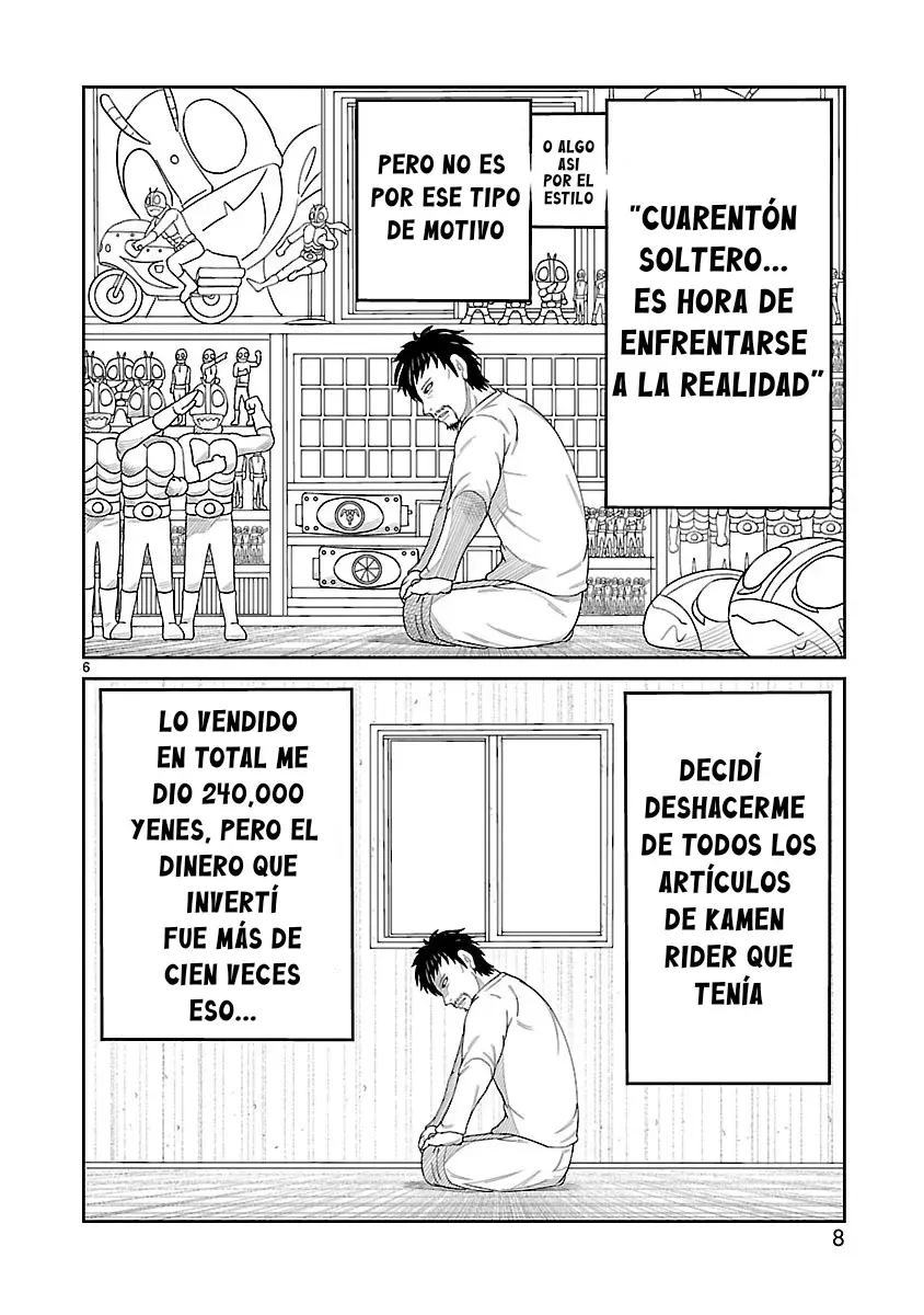 Tōjima Tanzaburō wa Kamen Raidā ni Naritai Capitulo 1 página 7
