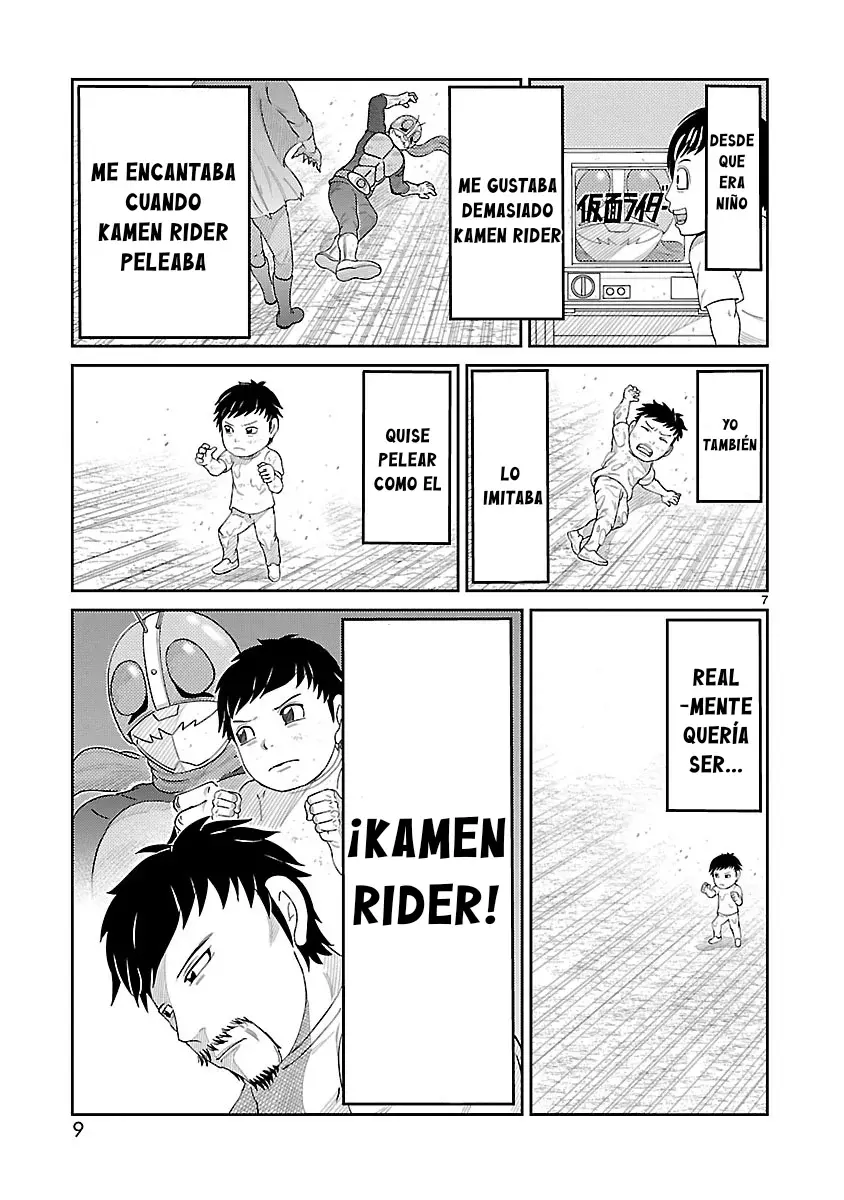 Tōjima Tanzaburō wa Kamen Raidā ni Naritai Capitulo 1 página 8