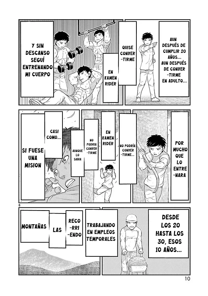 Tōjima Tanzaburō wa Kamen Raidā ni Naritai Capitulo 1 página 9