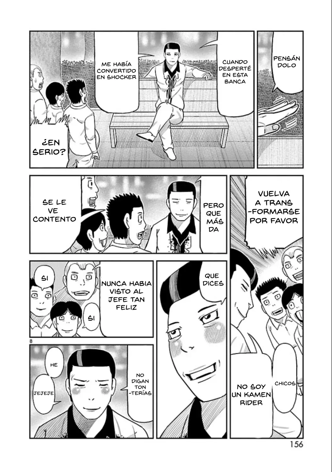 Tōjima Tanzaburō wa Kamen Raidā ni Naritai Capitulo 12 página 8