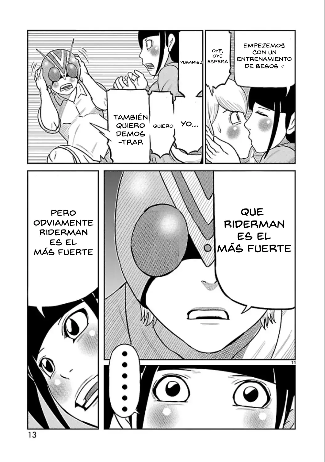 Tōjima Tanzaburō wa Kamen Raidā ni Naritai Capitulo 13 página 12