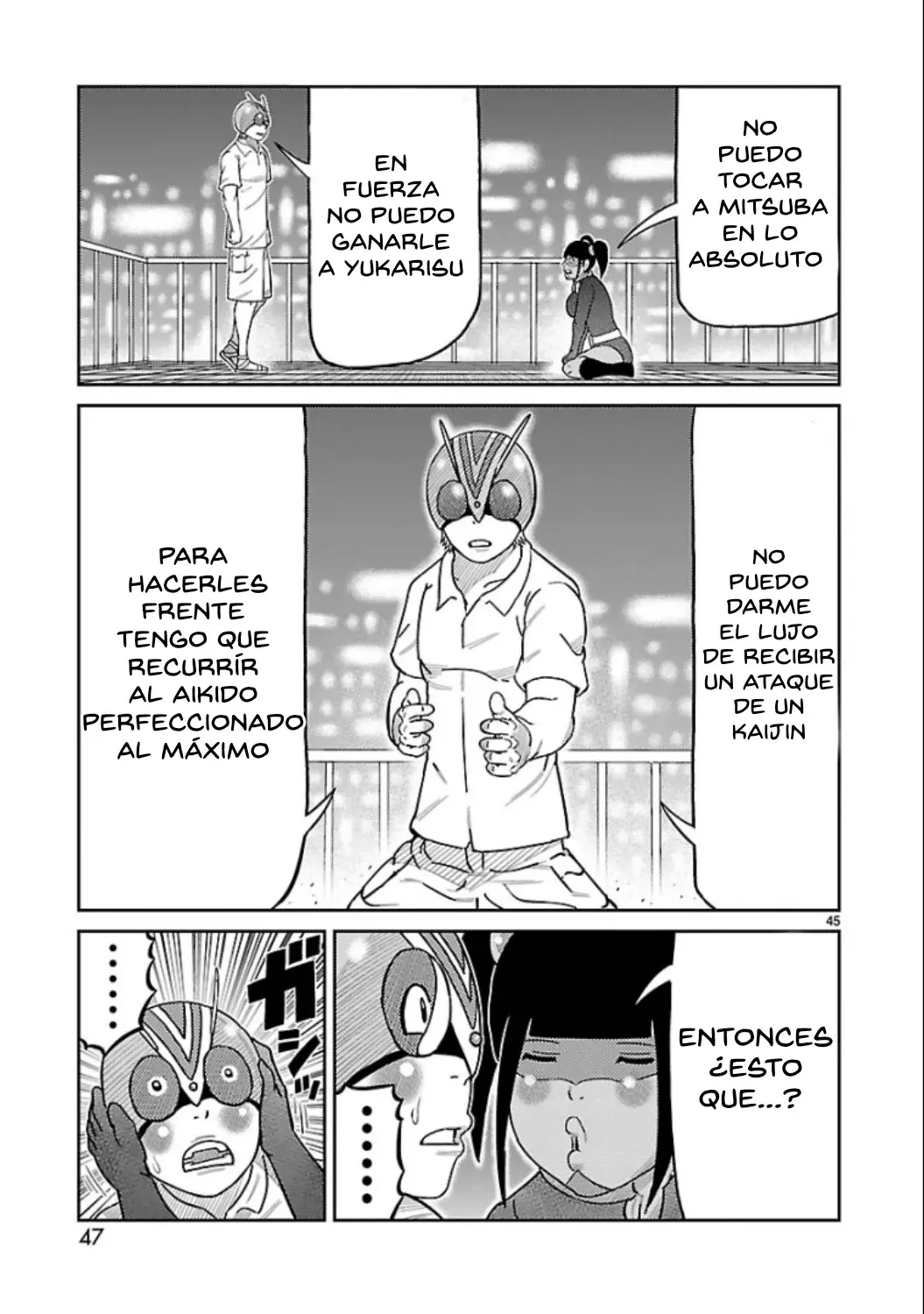 Tōjima Tanzaburō wa Kamen Raidā ni Naritai Capitulo 13 página 35