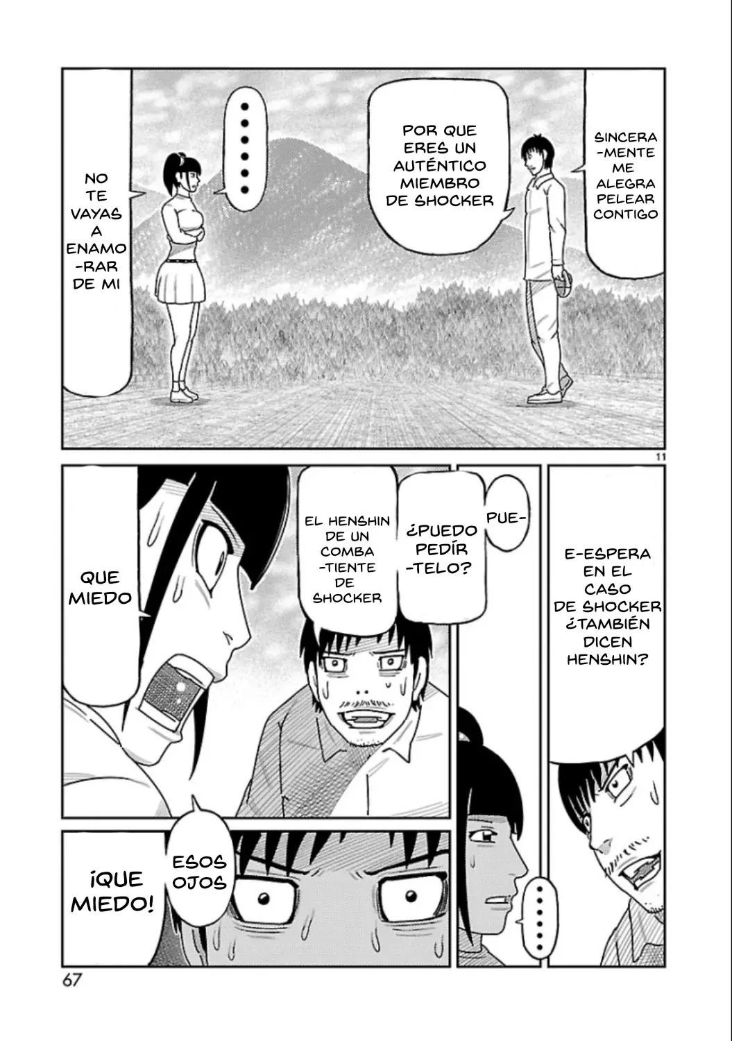Tōjima Tanzaburō wa Kamen Raidā ni Naritai Capitulo 14 página 11