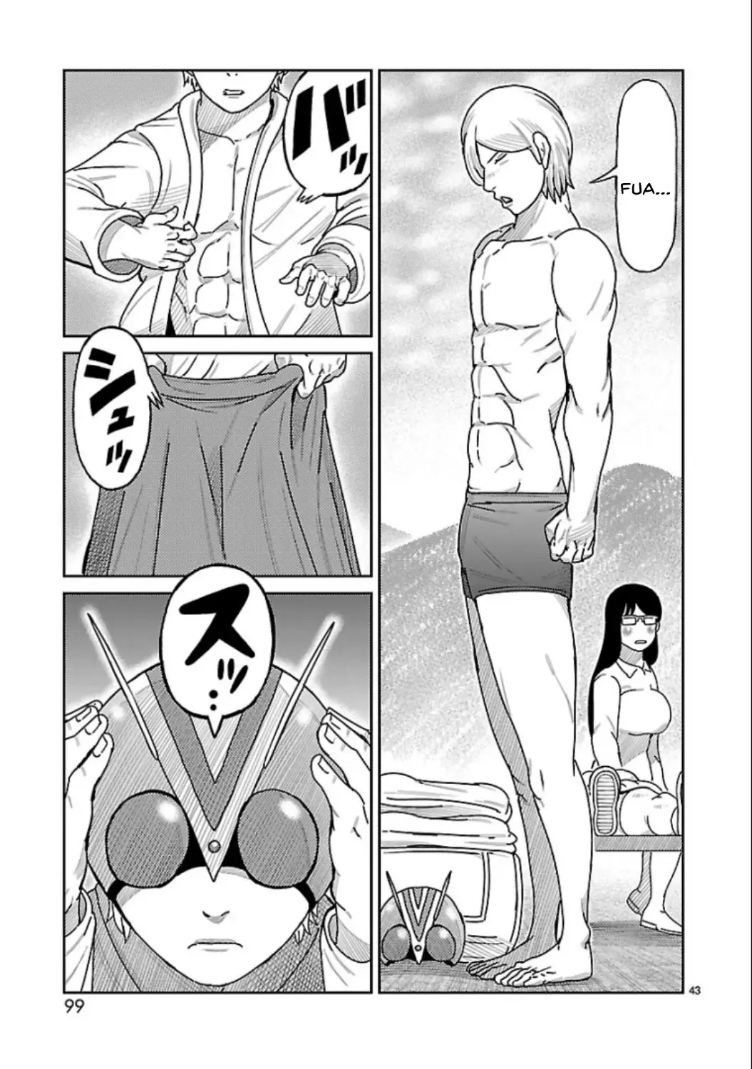 Tōjima Tanzaburō wa Kamen Raidā ni Naritai Capitulo 14 página 36
