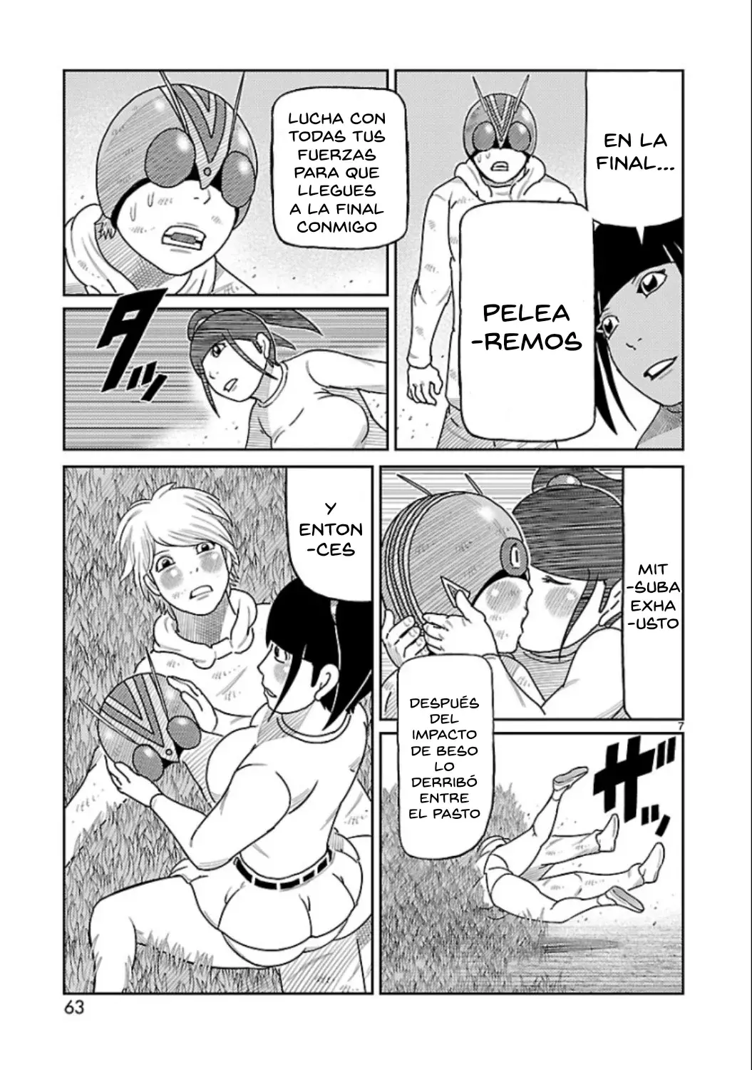Tōjima Tanzaburō wa Kamen Raidā ni Naritai Capitulo 14 página 8