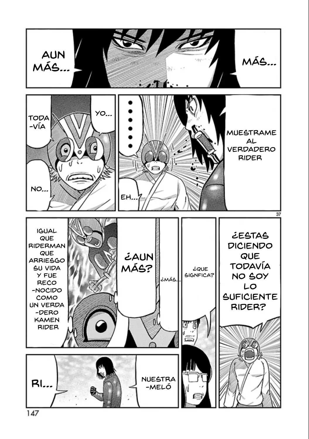 Tōjima Tanzaburō wa Kamen Raidā ni Naritai Capitulo 15 página 30