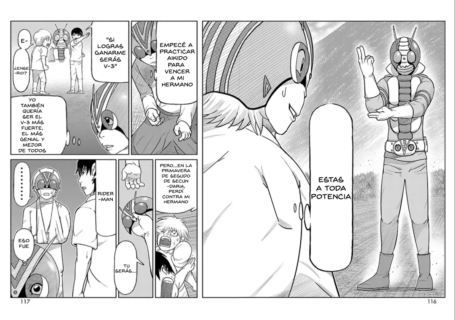 Tōjima Tanzaburō wa Kamen Raidā ni Naritai Capitulo 15 página 6