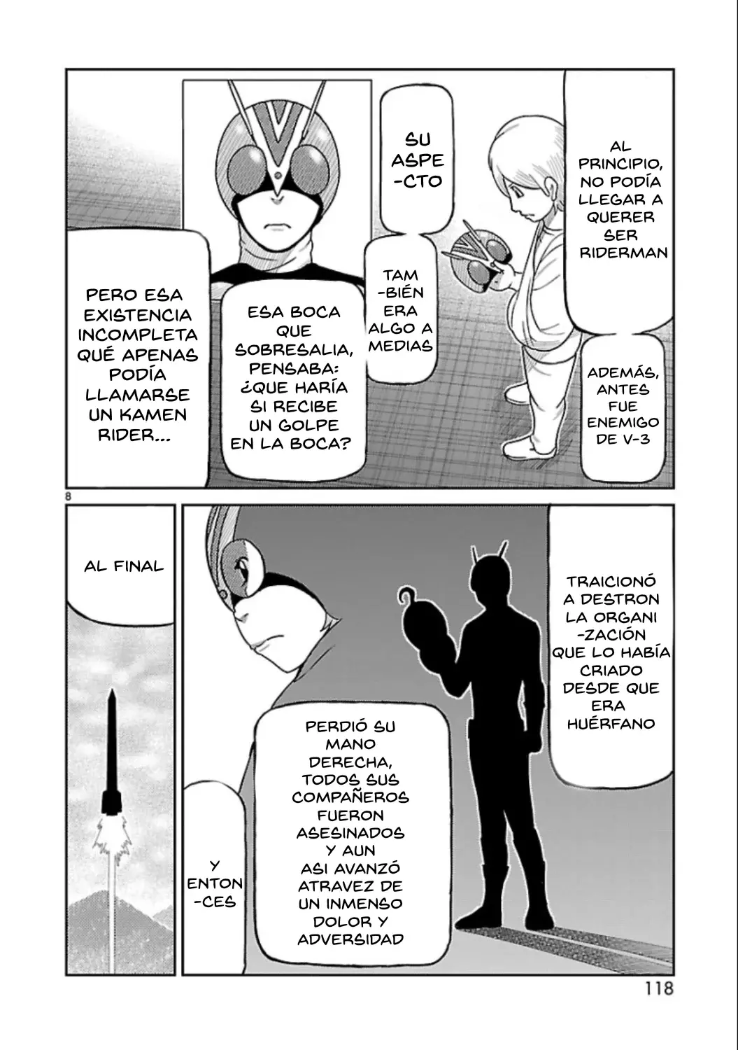 Tōjima Tanzaburō wa Kamen Raidā ni Naritai Capitulo 15 página 7