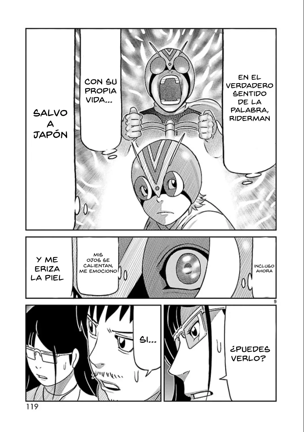 Tōjima Tanzaburō wa Kamen Raidā ni Naritai Capitulo 15 página 8
