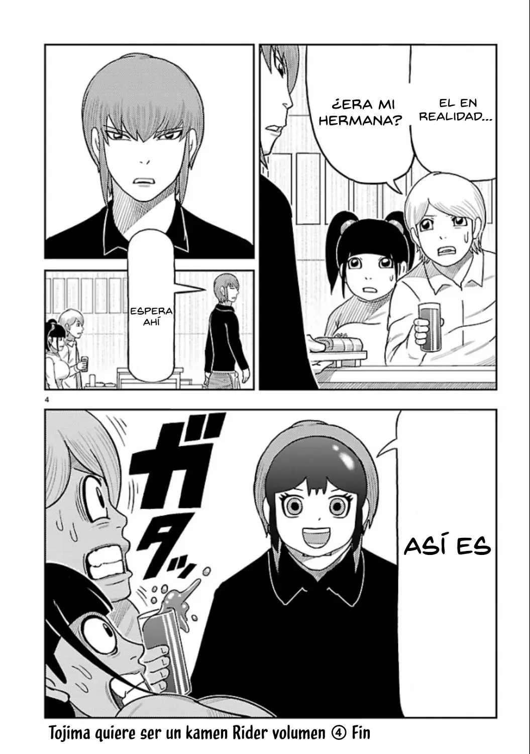 Tōjima Tanzaburō wa Kamen Raidā ni Naritai Capitulo 16.1 página 4