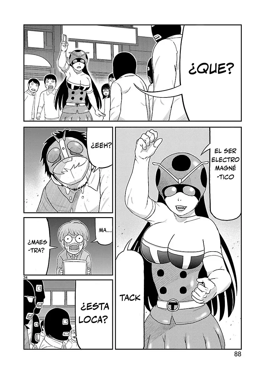Tōjima Tanzaburō wa Kamen Raidā ni Naritai Capitulo 2 página 35