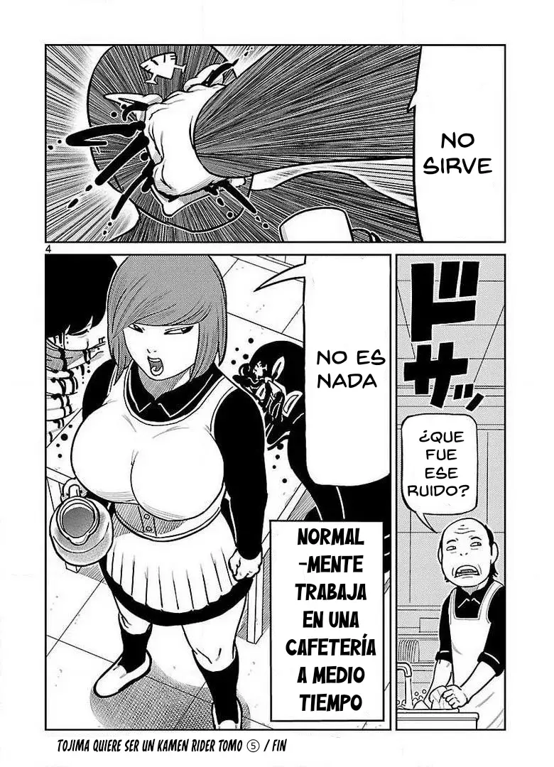 Tōjima Tanzaburō wa Kamen Raidā ni Naritai Capitulo 20.1 página 4