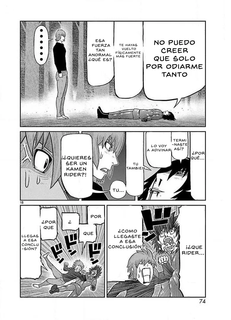 Tōjima Tanzaburō wa Kamen Raidā ni Naritai Capitulo 22 página 14