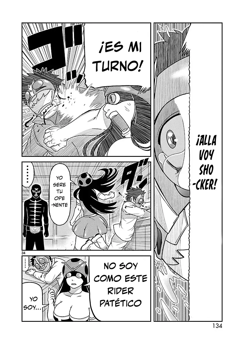 Tōjima Tanzaburō wa Kamen Raidā ni Naritai Capitulo 3 página 35
